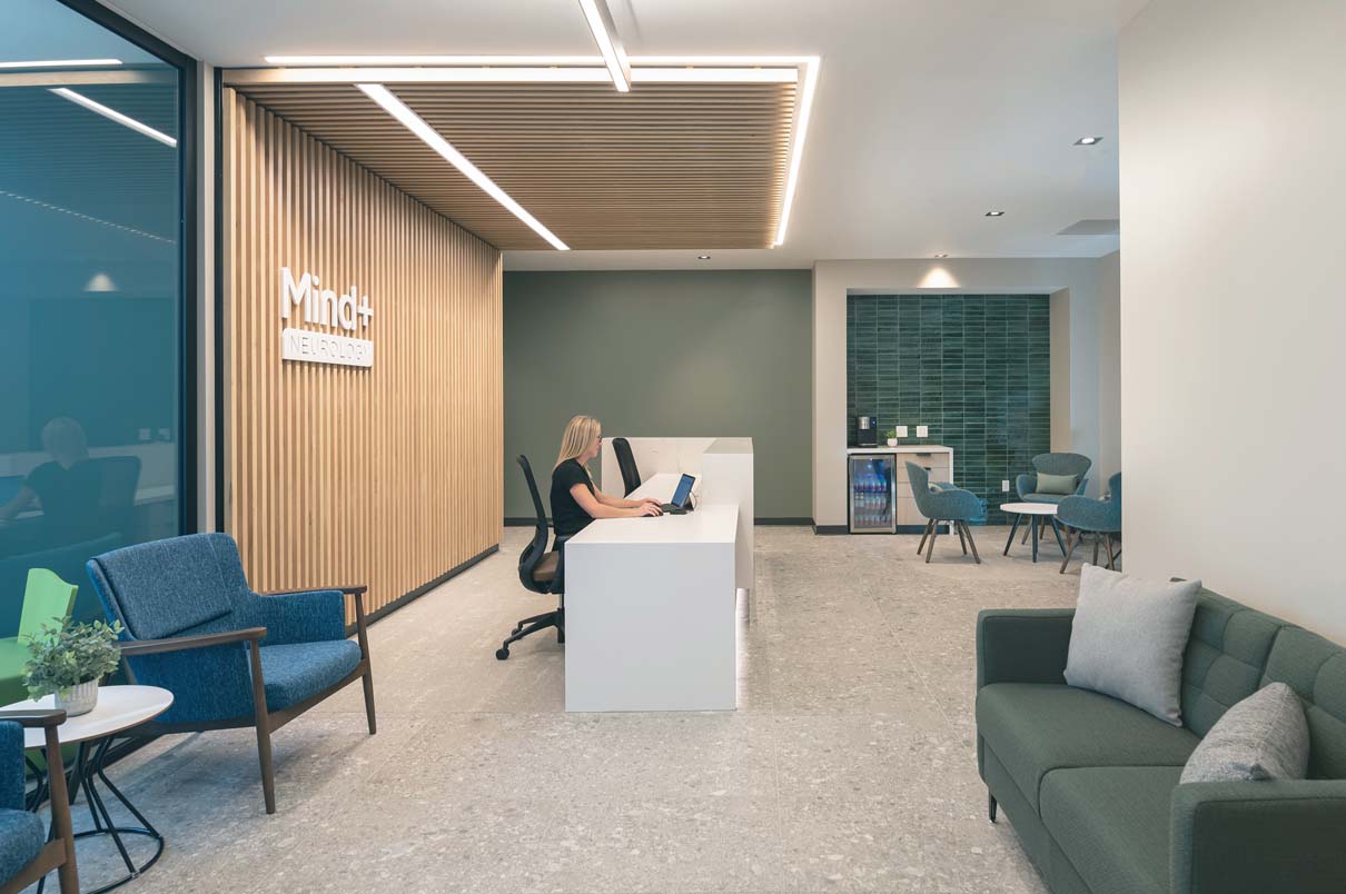 Front Desk Reception at Mind+ Neurology